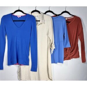Women Tops Bundle 4 pcs S/M - Eileen Fisher Anthropologie Casual Knit Blouses